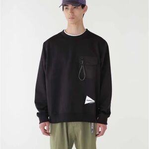 Gramicci x and wander sweatshirt black S